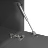 Meuble TV extensible 183/310 cm anthracite mat/chêne wotan Grana