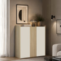 Buffet haut moderne cachemire/ch&ecirc;ne chopin Ormel