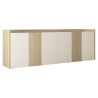 Buffet/bahut moderne 220 cm cachemire/chêne chopin Ormel