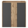 Buffet haut moderne anthracite mat/chêne wotan Ormel