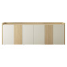 Buffet/bahut moderne 220 cm cachemire/chêne chopin Ormel