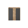Buffet haut moderne anthracite mat/chêne wotan Ormel