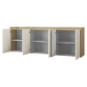 Buffet/bahut moderne 220 cm cachemire/chêne chopin Ormel