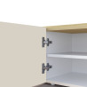 Buffet haut moderne cachemire/chêne chopin Ormel