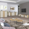 Buffet/bahut moderne 220 cm cachemire/chêne chopin Ormel