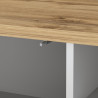 Buffet/bahut moderne 210 cm anthracite mat/chêne wotan Sorvan