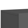 Buffet/bahut moderne 210 cm anthracite mat/chêne wotan Veltis