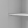 Meuble TV moderne 210 cm anthracite mat/chêne wotan Veltis