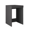 Meuble machine à laver 67 cm anthracite mat Brenna