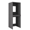 Colonne lave-linge et sèche-linge 67 cm anthracite mat Brenna