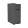 Meuble à linge sale 40 cm avec tiroir anthracite mat Brenna
