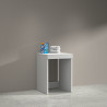 Meuble machine à laver 67 cm blanc mat Brenna