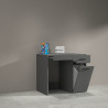 Meuble machine à laver 67 cm anthracite mat Brenna