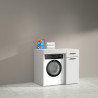 Meuble machine à laver 67 cm blanc mat Brenna