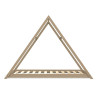 Lit cabane triangle enfant épicéa massif naturel avec sommier Refuge
