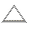 Lit cabane triangle enfant épicéa massif gris avec sommier Refuge