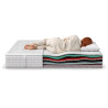 Matelas mémoire de forme ferme aloe vera coutil Tencel 26 cm Canopée