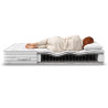 Matelas ressorts Bonnell très ferme coutil aloe vera 21 cm Rempart