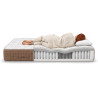 Matelas hybride ressorts ensachés mémoire de forme ferme 25 cm Savane