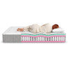 Matelas hybride 800 ressorts ensachés mémoire de forme 26 cm Embrun