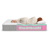 Matelas hybride 1600 ressorts ensachés mémoire de forme 26 cm Glacier