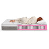 Matelas ressorts ensachés très ferme déhoussable 24 cm Granit