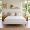 Matelas mousse polyuréthane 20 kg/m³ déhoussable 19 cm Prairie
