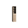 Armoire buanderie chêne 6 tiroirs/2 étagères profondeur 40 cm Jesy