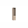 Armoire penderie de buanderie chêne clair profondeur 40 cm Jesy