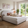 Matelas mousse polyuréthane 30 kg/m³ déhoussable 19 cm Prairie
