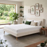 Matelas mousse haute résilience HR 40 kg/m³ déhoussable 19 cm Prairie