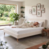 Matelas mousse haute résilience HR 40 kg/m³ déhoussable 19 cm Prairie