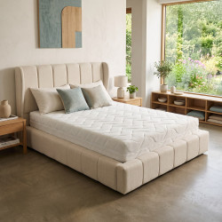 Matelas ressorts ensachés 7 zones équilibré déhoussable 19 cm Estran