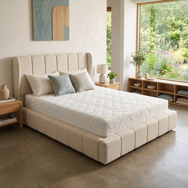 Matelas ressorts ensachés 7 zones équilibré déhoussable 19 cm Estran