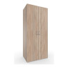 Armoire penderie chêne clair profondeur 54 cm Jesy