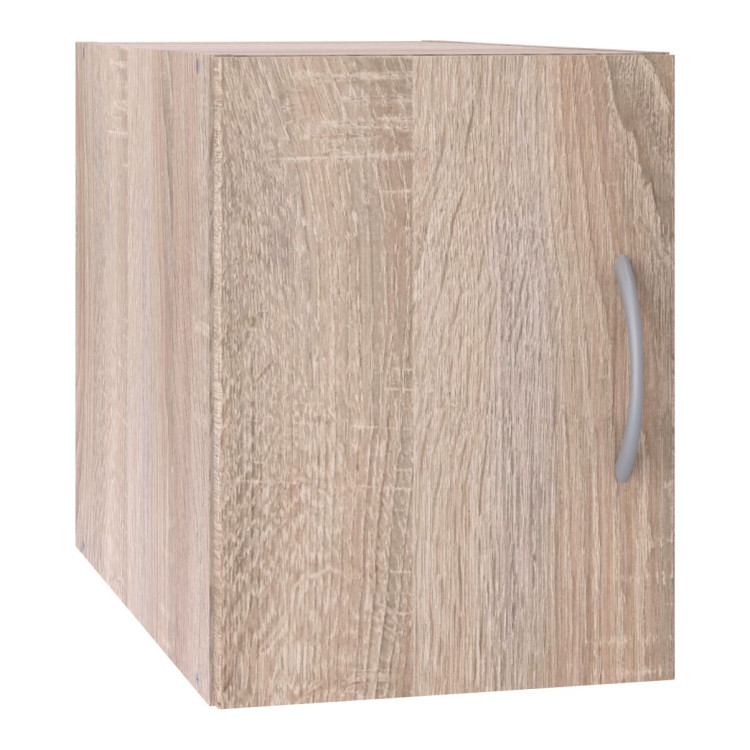 Surmeuble de buanderie 1 porte chêne clair profondeur 54 cm Jesy