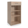Étagère avec tiroir chêne clair hauteur 98 cm Jesy