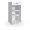 Étagère avec tiroir blanche hauteur 98 cm Jesy