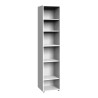 Étagère d'angle blanche 5 tablettes 185 cm Jesy