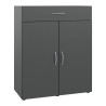 Commode 2P/1T graphite Jesy
