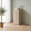 Commode ch&ecirc;ne clair 1P/1T Jesy