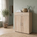 Commode 2P/1T ch&ecirc;ne clair Jesy