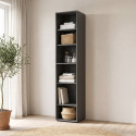 &Eacute;tag&egrave;re d'angle graphite 5 tablettes 185 cm Jesy