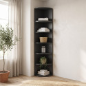 Surmeuble graphite pour &eacute;tag&egrave;re d'angle Jesy