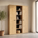Armoire de bureau contemporaine 160 cm ch&ecirc;ne dor&eacute; Balto