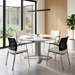 Table de réunion ronde Maldive