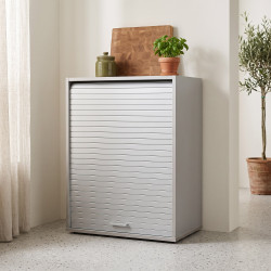 Armoire de rangement à rideau contemporaine 60 cm Oxitane