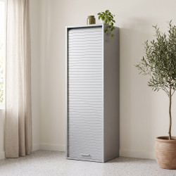 Armoire de rangement à rideau contemporaine 40 cm Loick