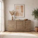 Buffet/bahut contemporain 3 portes ch&ecirc;ne mercure Uranus