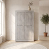 Vaisselier/argentier contemporain pin blanc Agathe